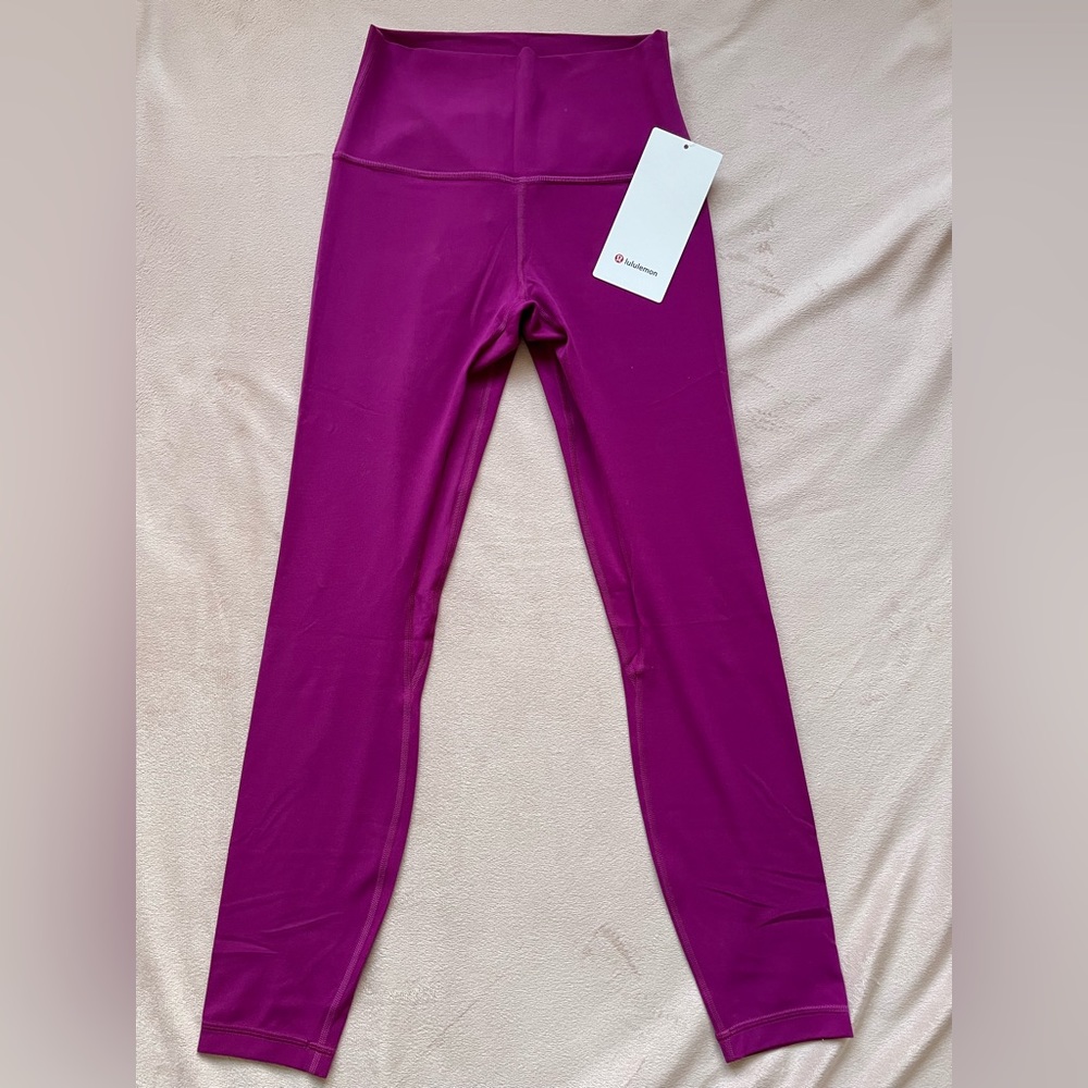 Lululemon Align HR Pant 25” Sz 4 DFUS Deep Fuschia NWT